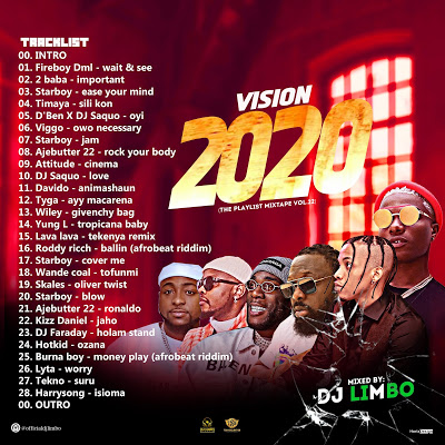 DJ Limbo Mp3 Download - Vision 2020 The Playlist Mixtape Vol 22